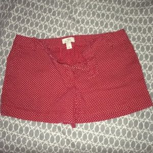 Loft red shorts